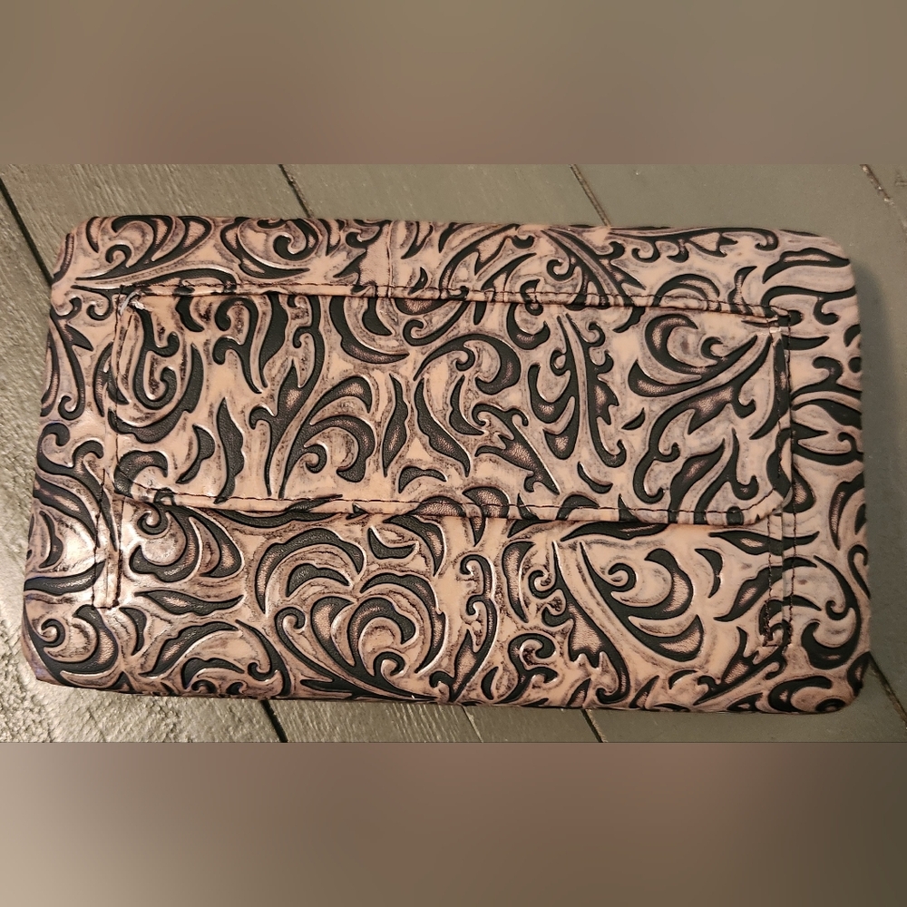 Western Patterned Clutch Wallet And Check slip
